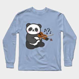 Violin Panda Long Sleeve T-Shirt